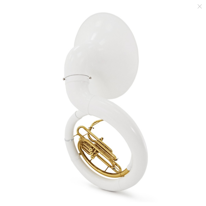 JUPITER JSP-1000 suzafon B, biały, z fiberglasu, futerał sztywny1 JUPITER JSP-1000 suzafon B, biały, z fiberglasu, futerał sztywny1