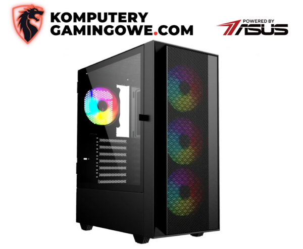 Komputer Gamingowy Ryzen 7 7800x3D/64GB RAM/2000GB SSD/RTX 5070 Win 11 Powered by ASUS