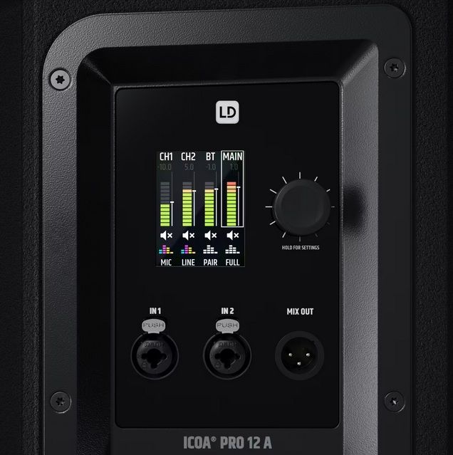 LD Systems 2x ICOA PRO 12 A + ICOA PRO SUB 21 A - zestaw nagłośnieniowy + statywy1 LD Systems 2x ICOA PRO 12 A + ICOA PRO SUB 21 A - zestaw nagłośnieniowy + statywy1