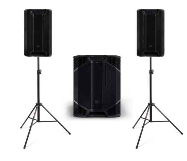 LD Systems 2x ICOA PRO 12 A + ICOA PRO SUB 21 A - zestaw nagłośnieniowy + statywy