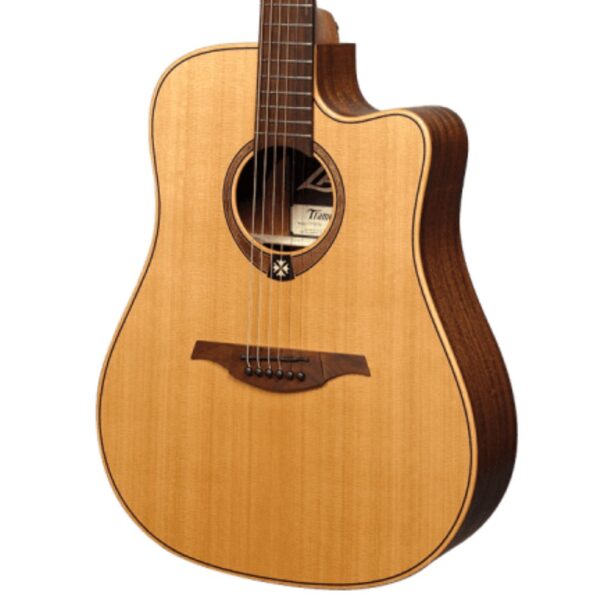 Lag T170DCE Dreadnought Cutaway Acoustic-Electric Natural ][ Gitara elektro-akustyczna