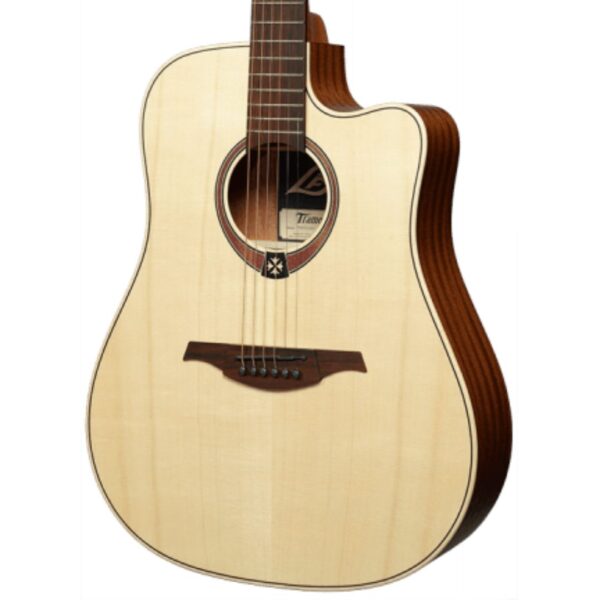 Lag T70DCE-NAT Dreadnought Cutaway Acoustic-Electric Natural ][ Gitara elektro-akustyczna