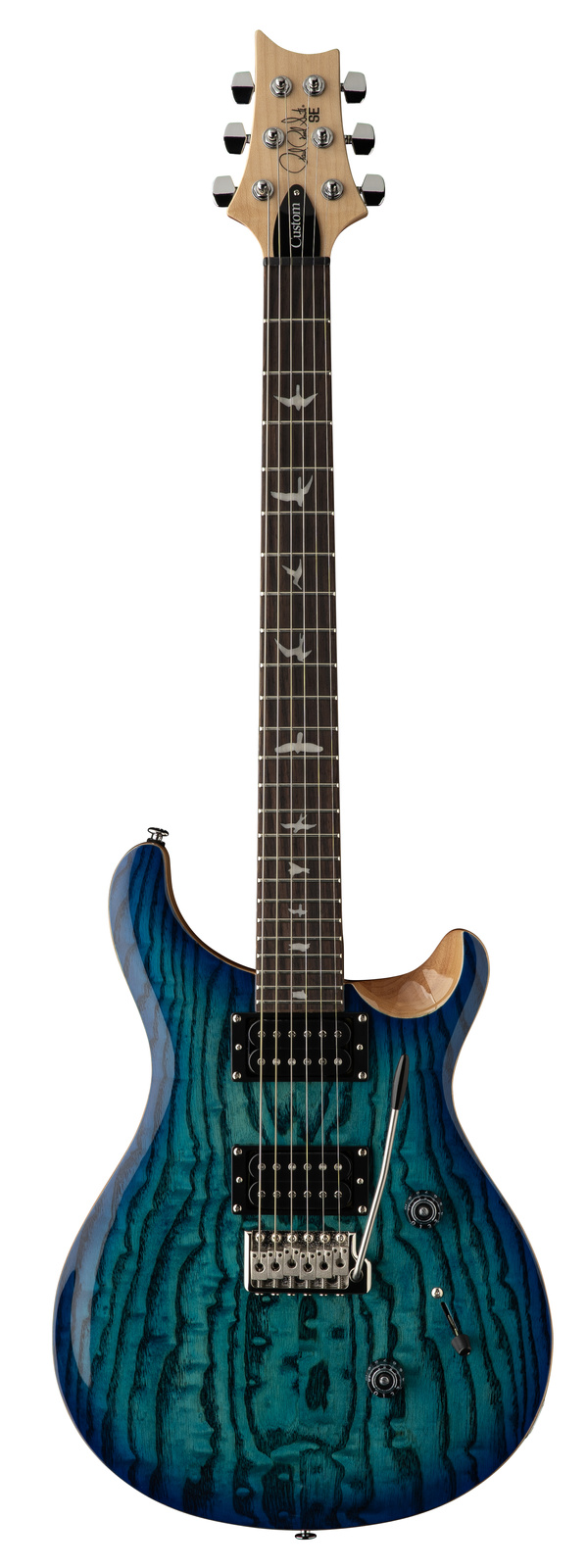 PRS SE CU 24-08 Burled Ash Lake Blue Limited Edition - gitara elektryczna