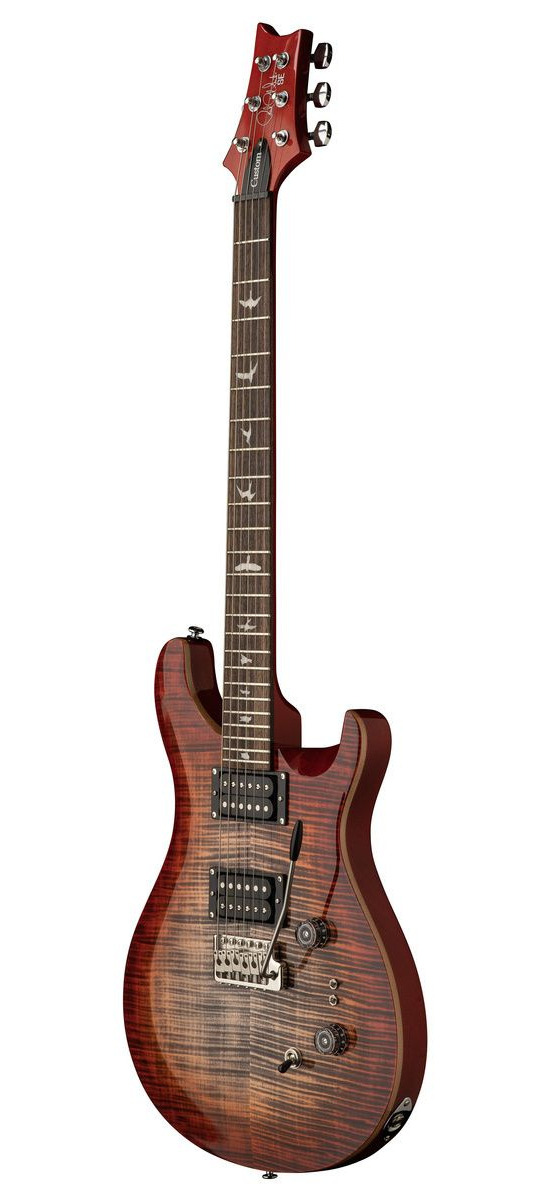 PRS SE Custom 24-08 Charcoal Cherryburst - gitara elektryczna0