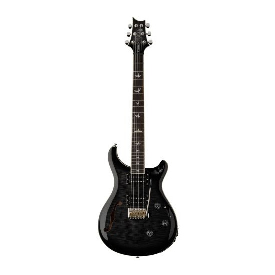 PRS SE Custom 24 Semi Hollow Piezo Charcoal Burst - gitara elektryczna
