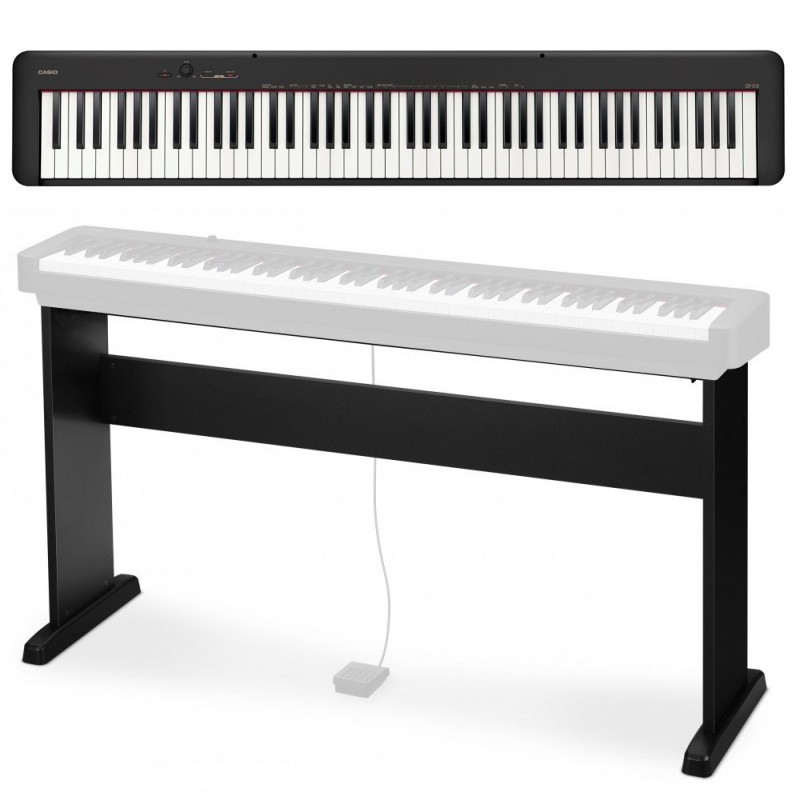 Pianino Cyfrowe Casio CDP-S110 BK + Statyw CS-460 Pianino Cyfrowe Casio CDP-S110 BK + Statyw CS-460