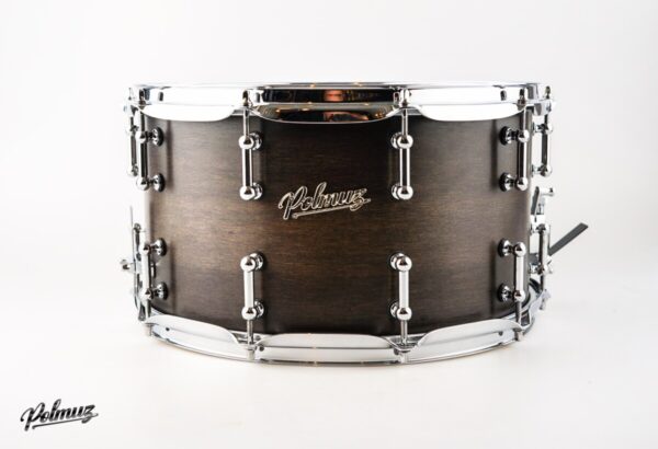 Polmuz Model 1 Maple snare 14x8 Satin Black Fade