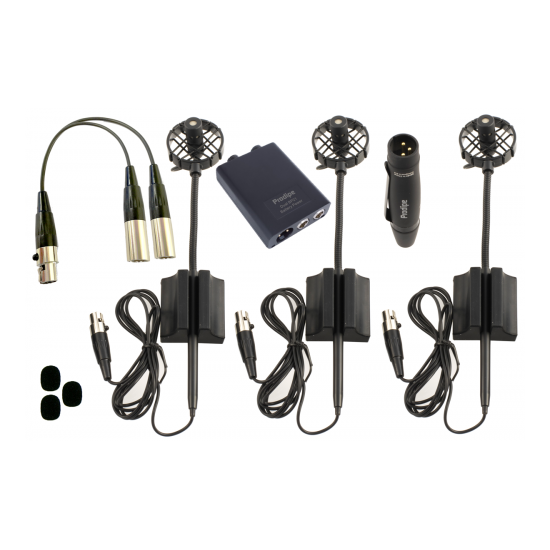Prodipe UHF DSP AL21 PACK DUO zestaw bezprzewodowych mikrofonów do akordeonu