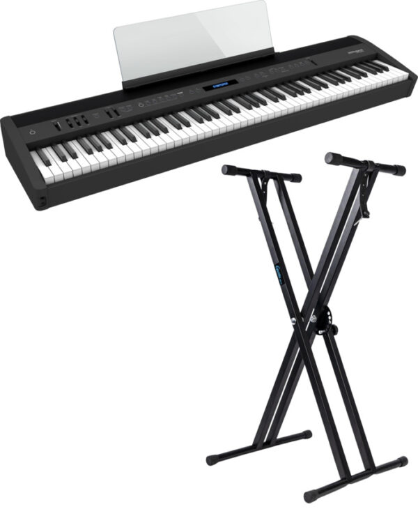 Roland FP-60X BK pianino cyfrowe ze statywem Guitto