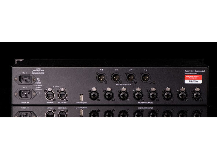 Rupert Neve Designs RMP-D8 Eight Channel Class-A Remote Control Dante Mic Pre4 Rupert Neve Designs RMP-D8 Eight Channel Class-A Remote Control Dante Mic Pre4
