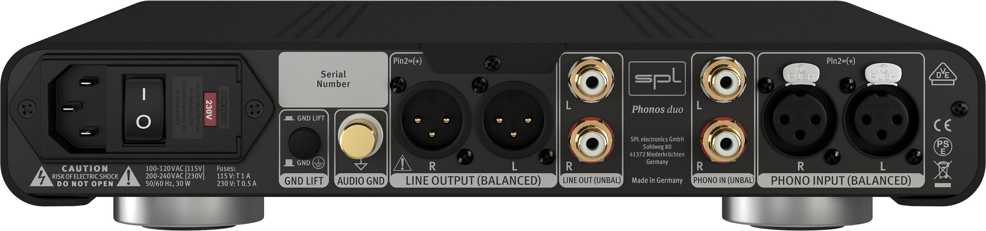 SPL Phonos duo, black0 SPL Phonos duo, black0