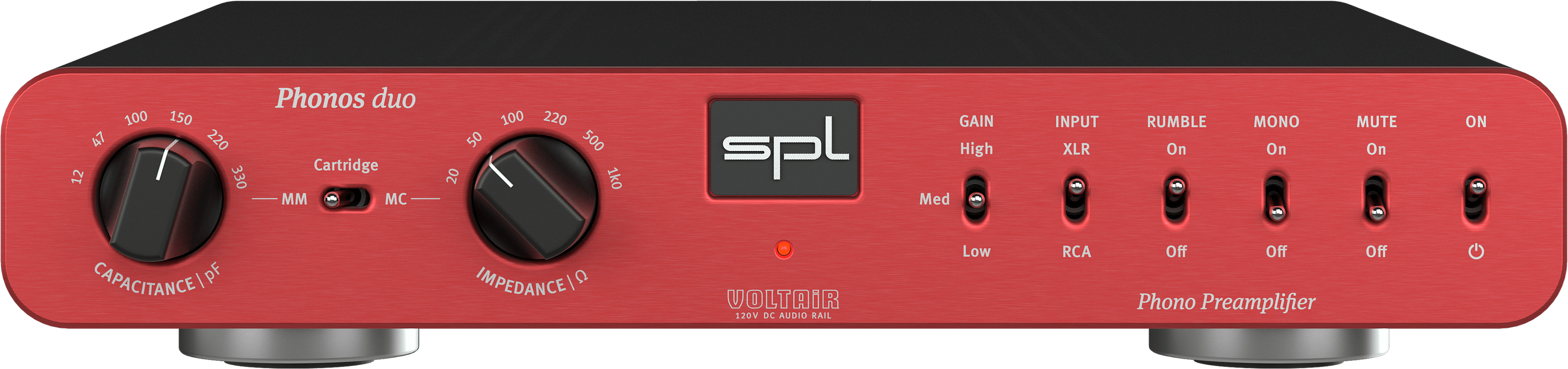 SPL Phonos duo, red SPL Phonos duo, red