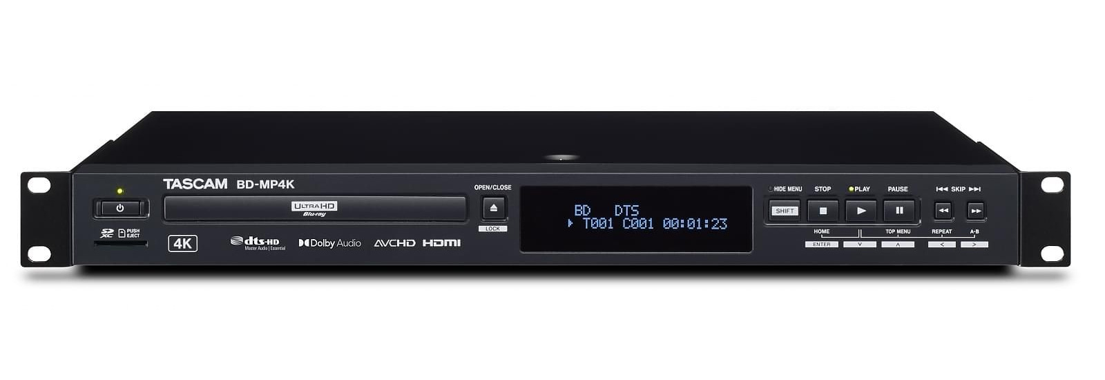 Tascam BD-MP4K - Odtwarzacz Multimedialny Tascam BD-MP4K - Odtwarzacz Multimedialny