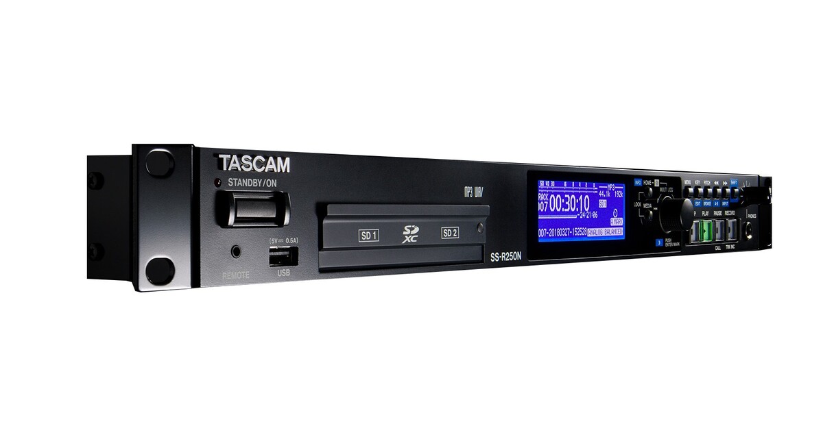 Tascam SS-R250N - rejestrator cyfrowy Tascam SS-R250N - rejestrator cyfrowy