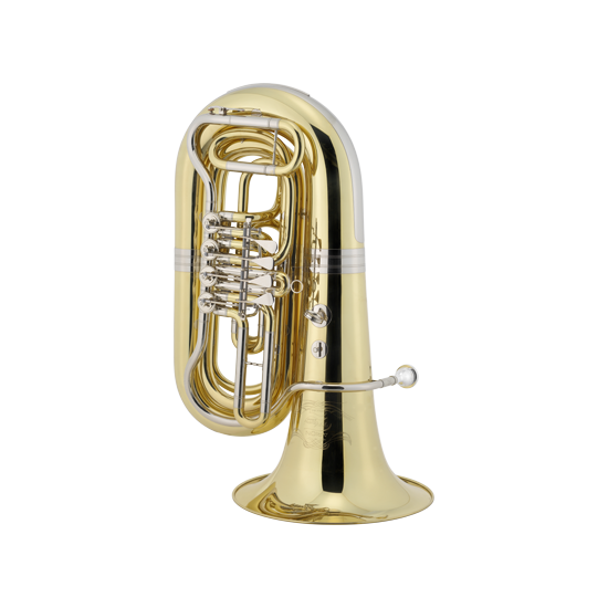 Tuba Bb Arion 4 mosiądz lakier 4 wentyle CBB683-4 Cerveny