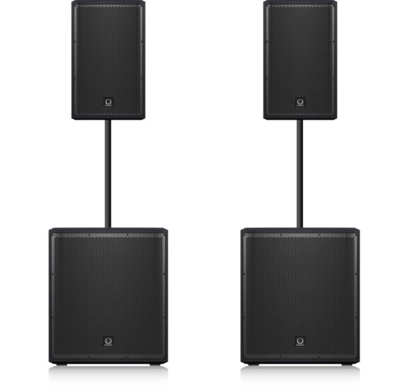 Turbosound 2x iP12B + 2x iP82 - zestaw nagłośnieniowy aktywny