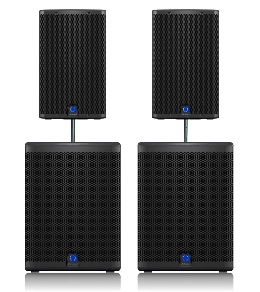 Turbosound 2x iQ12 + 2x iQ15B - zestaw nagłośnieniowy Turbosound 2x iQ12 + 2x iQ15B - zestaw nagłośnieniowy