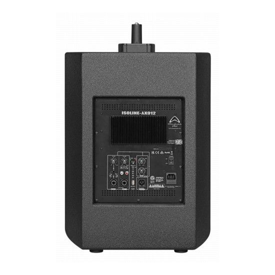 WHARFEDALE 2x ISOLINE AX912 BLACK - aktywny zestaw nagłośnieniowy3 WHARFEDALE 2x ISOLINE AX912 BLACK - aktywny zestaw nagłośnieniowy3