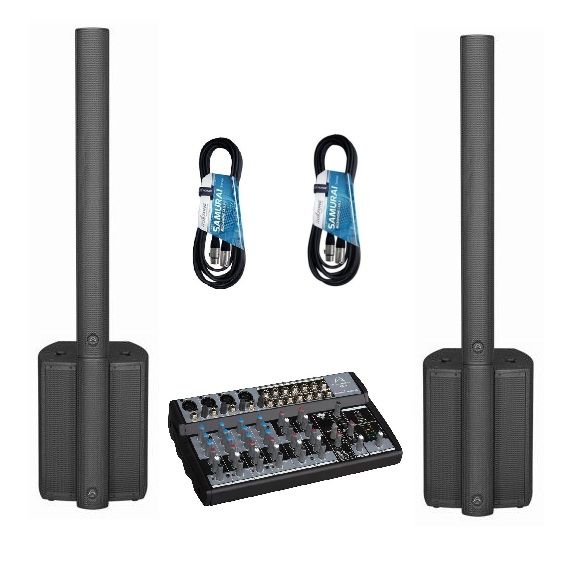 WHARFEDALE 2x ISOLINE AX912 BLACK - aktywny zestaw nagłośnieniowy