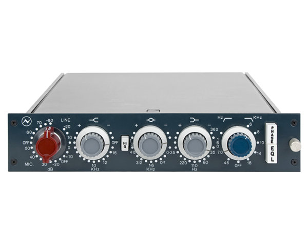 AMS Neve 1084 Classic mono mic preamp & EQ module (horizontal)