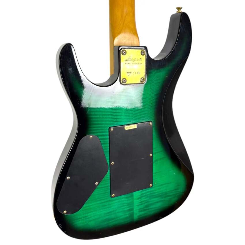 Aria Pro II JX-550Z 1990 - Green Burst3 Aria Pro II JX-550Z 1990 - Green Burst3