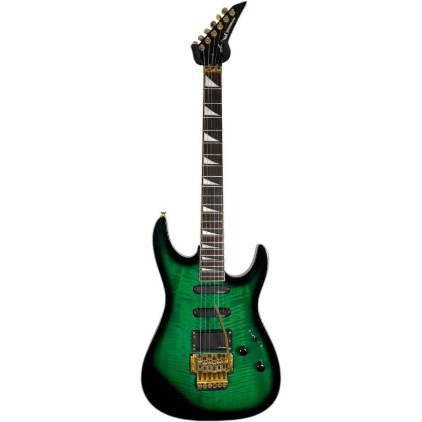 Aria Pro II JX-550Z 1990 - Green Burst1 Aria Pro II JX-550Z 1990 - Green Burst1