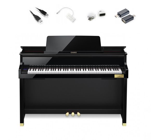 CASIO GP-510 - pianino hybrydowe + adaptery do iOS / Android do Chordana Play5 CASIO GP-510 - pianino hybrydowe + adaptery do iOS / Android do Chordana Play5