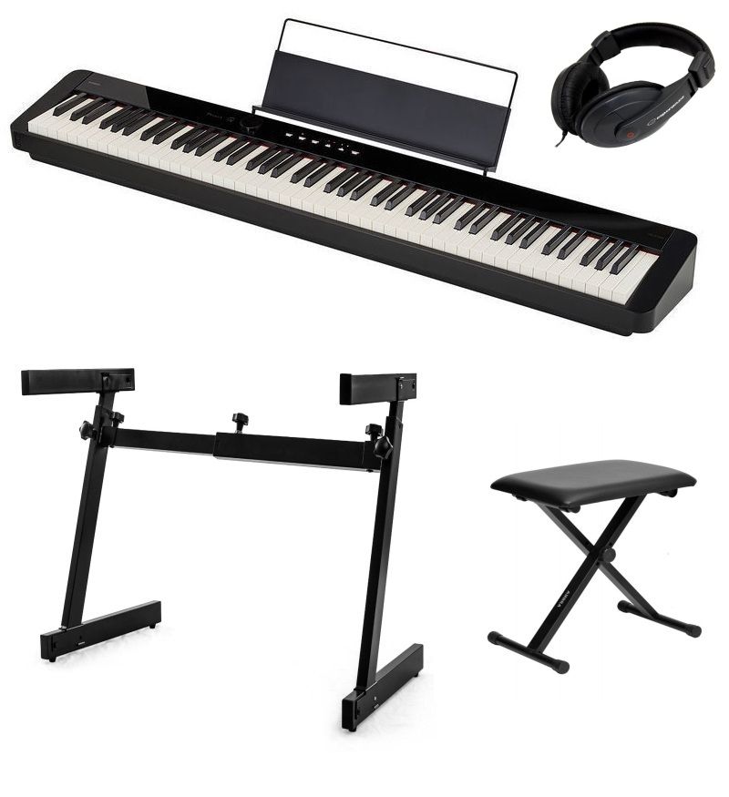 CASIO PX-S1100 - pianino cyfrowe + statyw + ława + słuchawki CASIO PX-S1100 - pianino cyfrowe + statyw + ława + słuchawki