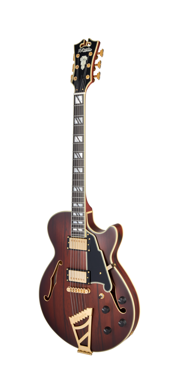 D’Angelico Deluxe SS Brown Burst - gitara elektryczna0