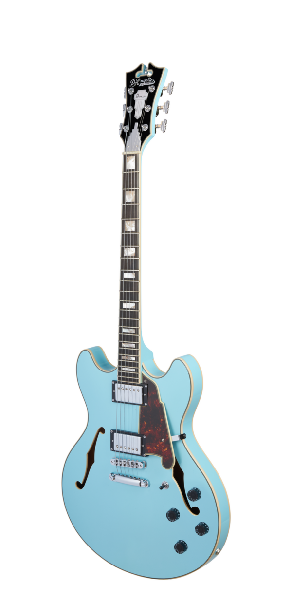 D'Angelico Premier DC Sky Blue - gitara elektryczna0