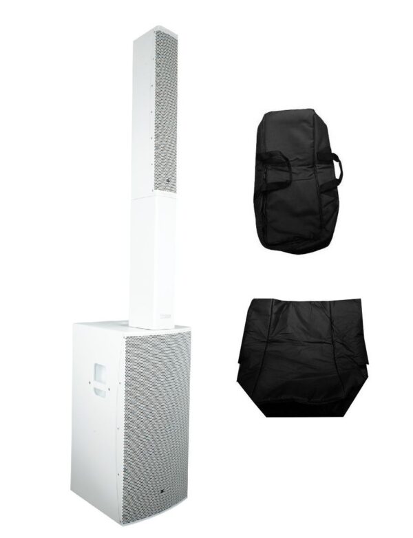 DAP Frigga - system nagłośnieniowy (biały) + pokrowce