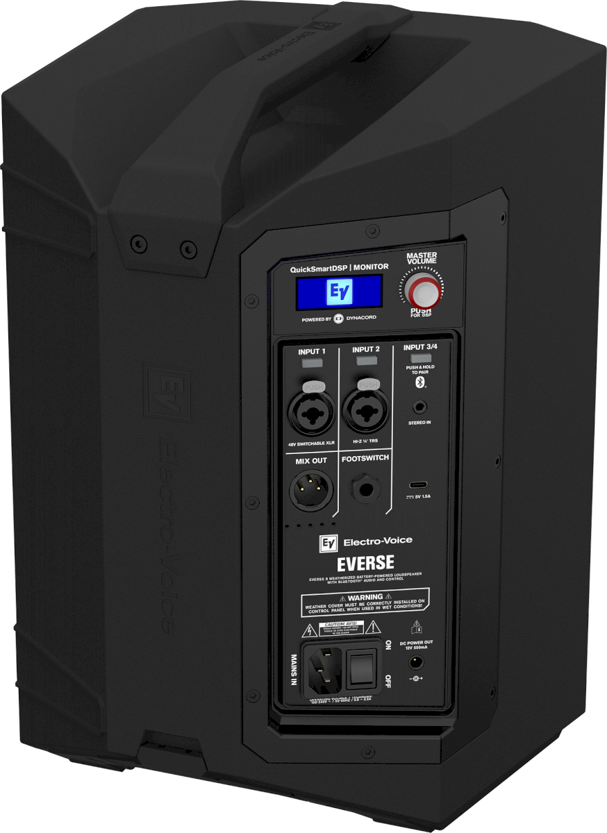Electro-Voice EVERSE 8 - kolumna aktywna IP43 z akumulatorem i bluetooth + pokrowiec3 Electro-Voice EVERSE 8 - kolumna aktywna IP43 z akumulatorem i bluetooth + pokrowiec3