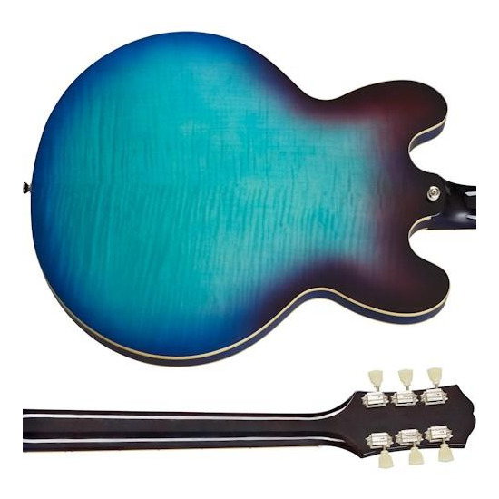 Epiphone ES335 Figured BBB Blueberry Burst Gitara Elektryczna0