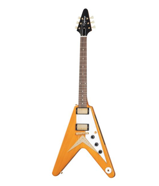 Epiphone Korina Flying V Aged Natural