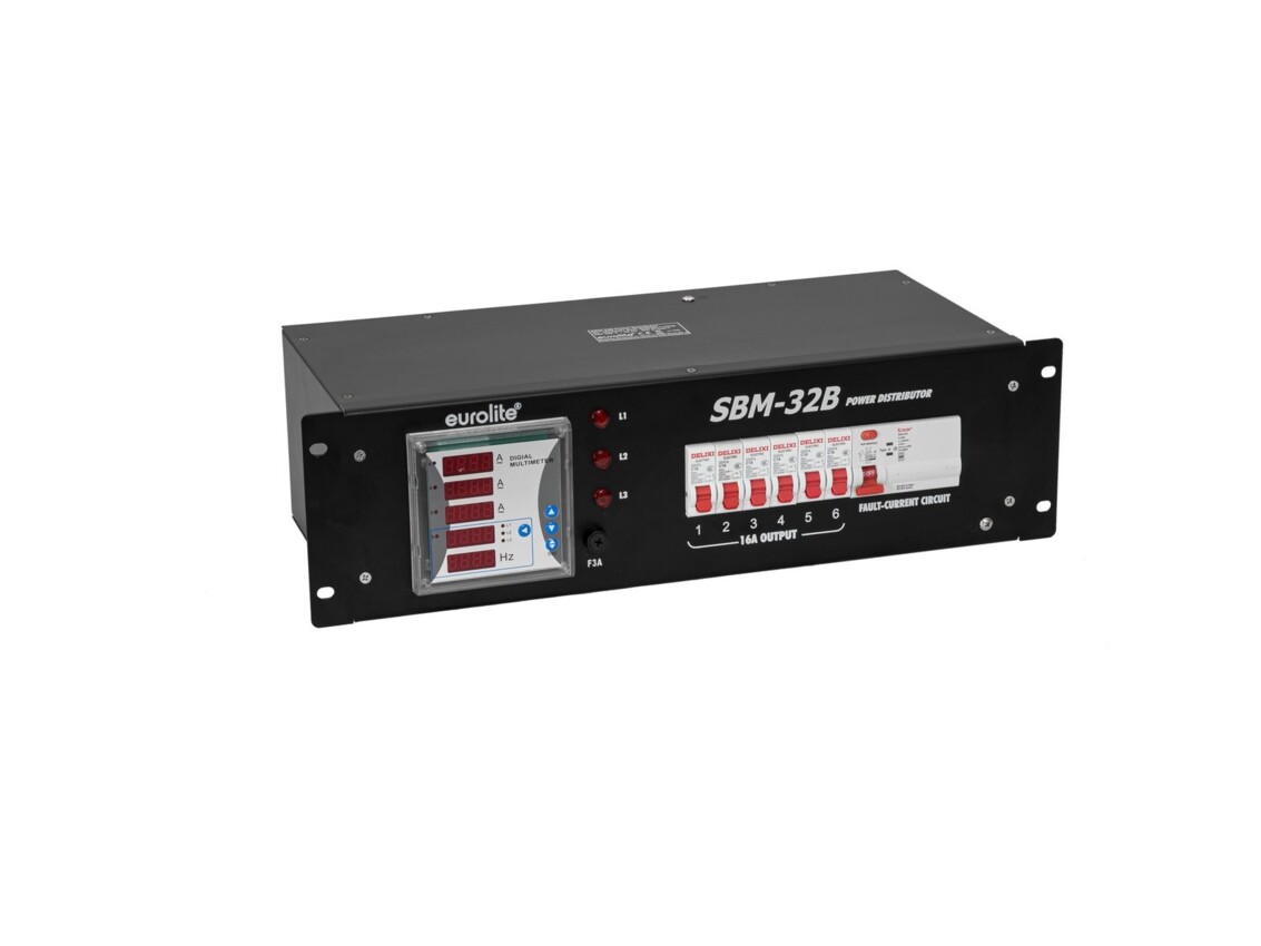 Eurolite 30248401 - Dystrybutor zasilania SBM-32B3 Eurolite 30248401 - Dystrybutor zasilania SBM-32B3