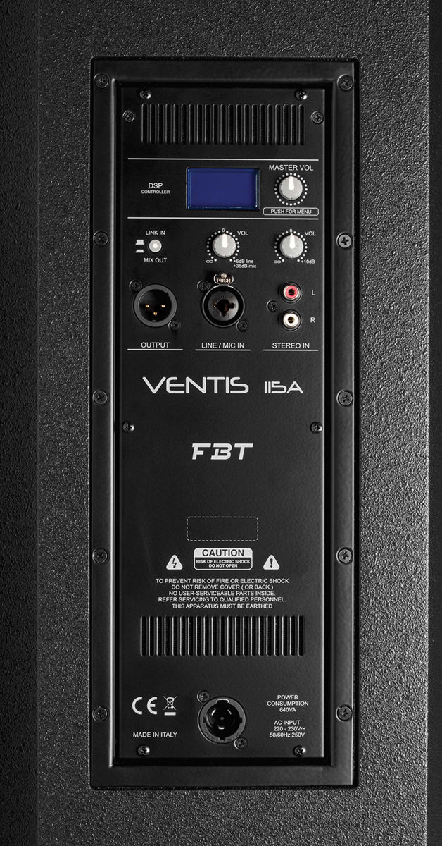 FBT VENTIS 115A kolumna aktywna 700W + 200W1 FBT VENTIS 115A kolumna aktywna 700W + 200W1