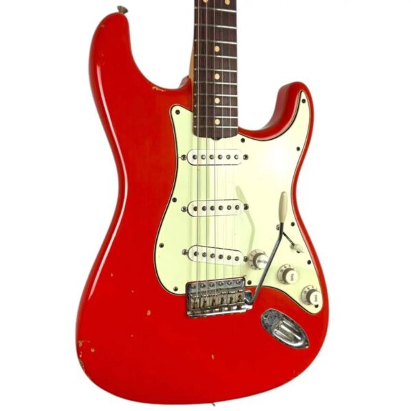 Fender Custom Shop 1960 Stratocaster Relic 2004 - Fiesta Red0