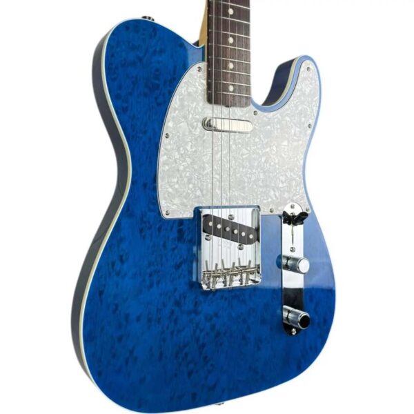 Fender Japan 60s Telecaster 2025 - Quilt Ash Trans Blue0