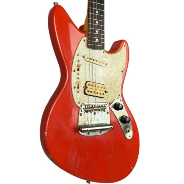 Fender Japan JAG-70 Jag-Stang Kurt Cobain Signature 2002-2004 - Fiesta Red0