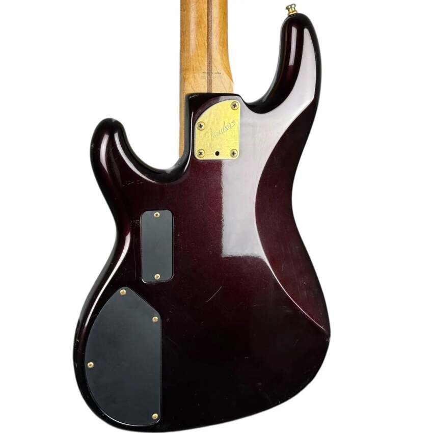 Fender Japan PJR94EQ3 Precision Bass 1994-1995 - Wine Red2 Fender Japan PJR94EQ3 Precision Bass 1994-1995 - Wine Red2