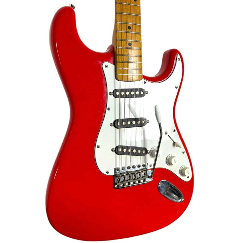 Fender Japan ST57-65 ’57 Reissue JV Stratocaster 1983 - Red0 Fender Japan ST57-65 ’57 Reissue JV Stratocaster 1983 - Red0