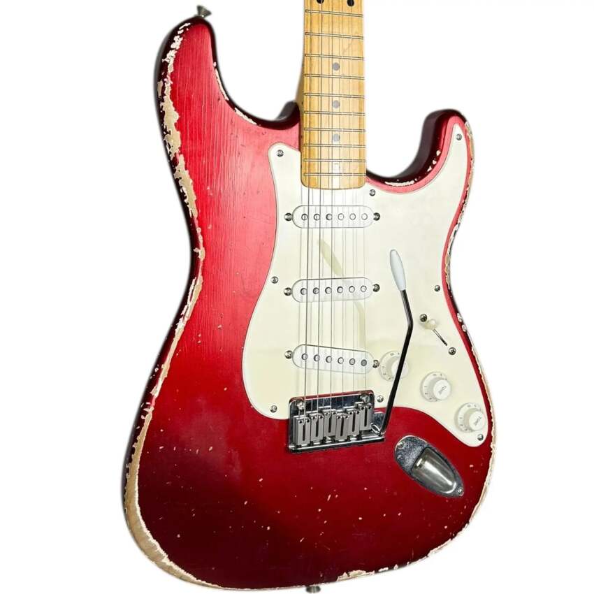 Fender Stratocaster MJT Partcaster - Metallic Red Relic0 Fender Stratocaster MJT Partcaster - Metallic Red Relic0