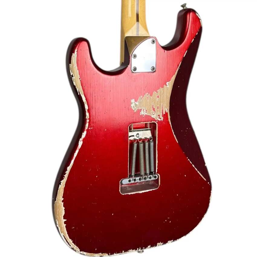 Fender Stratocaster MJT Partcaster - Metallic Red Relic3 Fender Stratocaster MJT Partcaster - Metallic Red Relic3