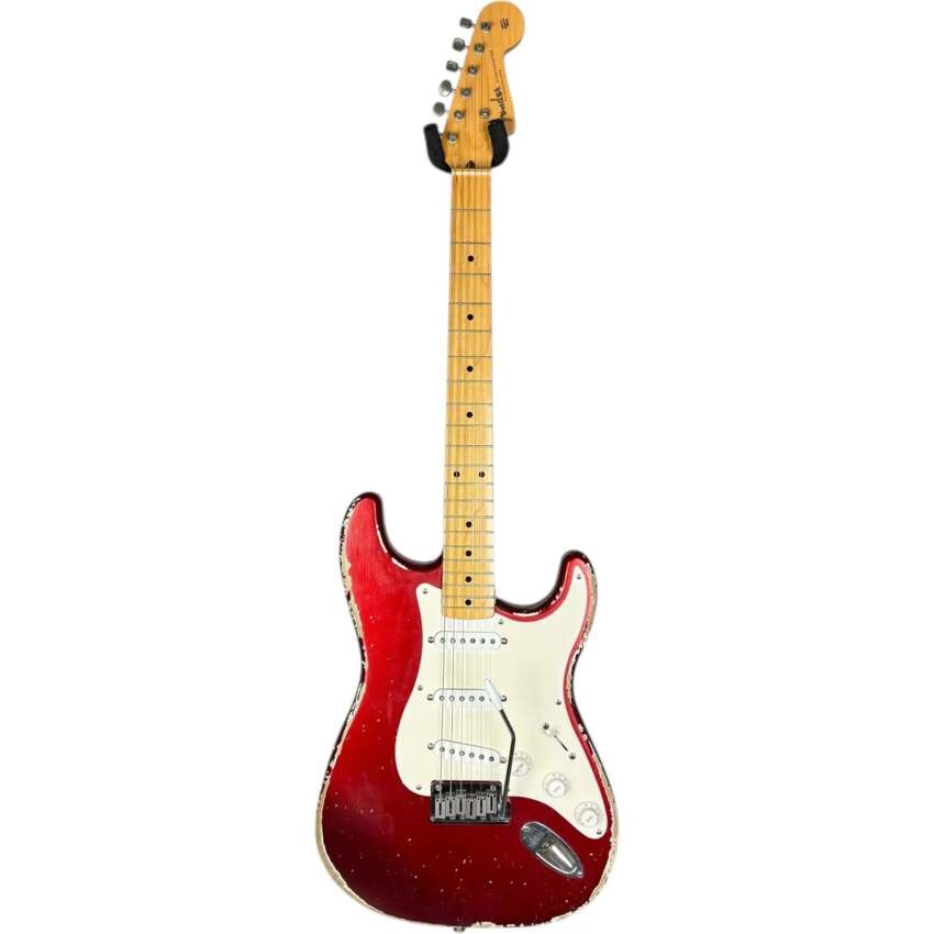 Fender Stratocaster MJT Partcaster - Metallic Red Relic1 Fender Stratocaster MJT Partcaster - Metallic Red Relic1