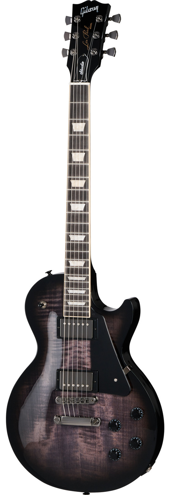 Gibson Les Paul Studio Session Translucent Ebony Burst . Black trim gitara elektryczna