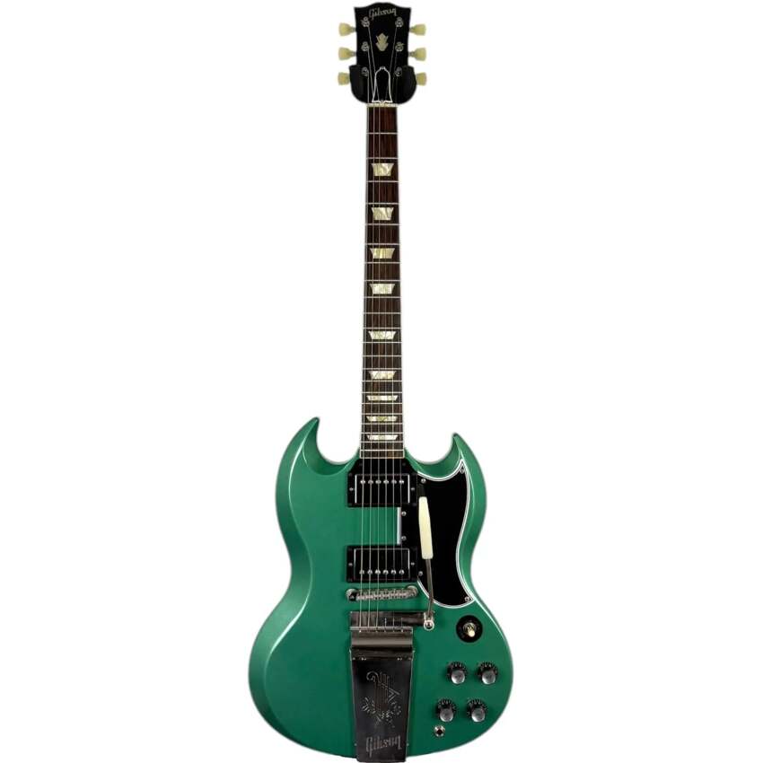 Gibson SG Custom Shop 1964 Reissue SG Standard 2020 - Inverness Green Metallic1 Gibson SG Custom Shop 1964 Reissue SG Standard 2020 - Inverness Green Metallic1