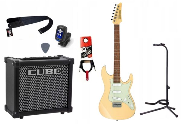 Gitara Elektryczna + Wzmacniacz 10W Tuner Zestaw 814