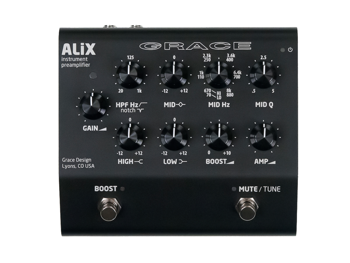Grace Design ALiX - Instrument Preamp / DI, black Grace Design ALiX - Instrument Preamp / DI, black