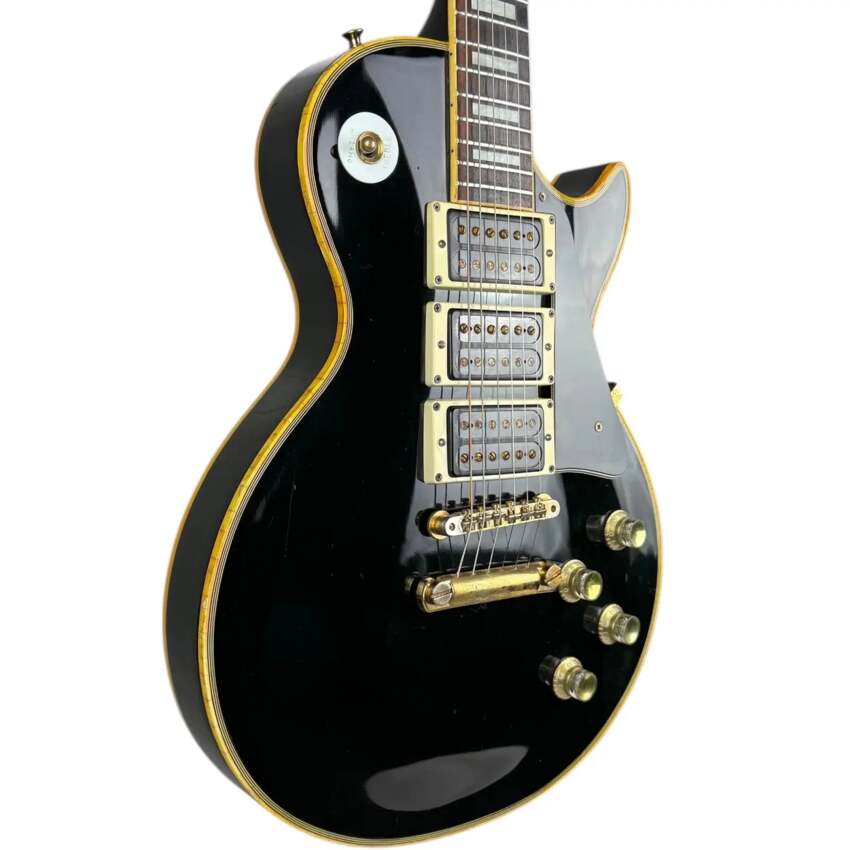 Greco Les Paul Custom 1980 - Black0 Greco Les Paul Custom 1980 - Black0
