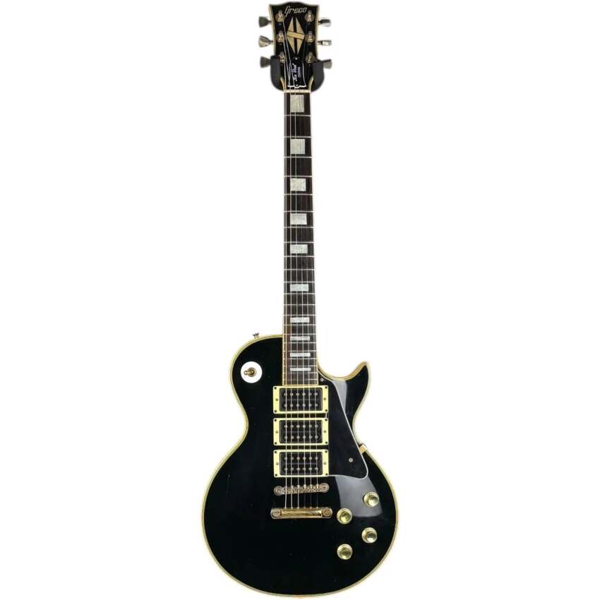 Greco Les Paul Custom 1980 - Black1 Greco Les Paul Custom 1980 - Black1